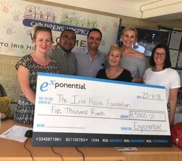 Exponential, Amnet, iProspect, and PHD raise R5,000 for The Iris House Children's Hospice in the 2018 Amazing Race