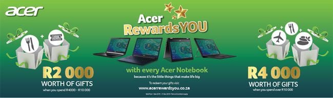 Acer is rewarding consumers this festive season