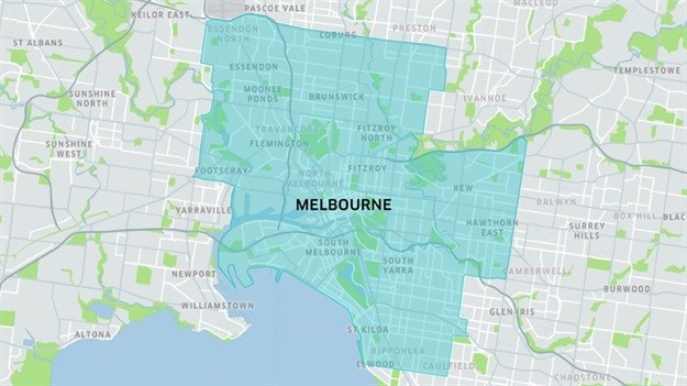UberPool is available in inner Melbourne suburbs. Trip must begin and end in this area. Uber