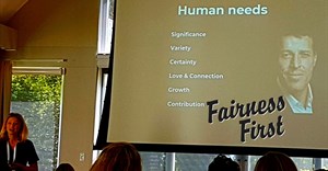 Pfluegl explaining Tony Robbins' view on how human needs have changed.