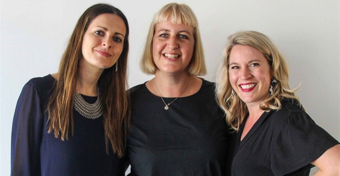 The SheSays Cape Town founders are brand strategist Marina Tokar, content strategy director Anelde Greeff and senior copywriter Johannie Van As.