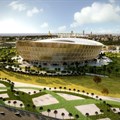 Foster + Partners release golden stadium design for 2022 FIFA World Cup