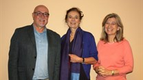 From left to right: Professor Frans Swanepoel, Professor Louise Fresco and Professor Lise Korsten/ ©UP media