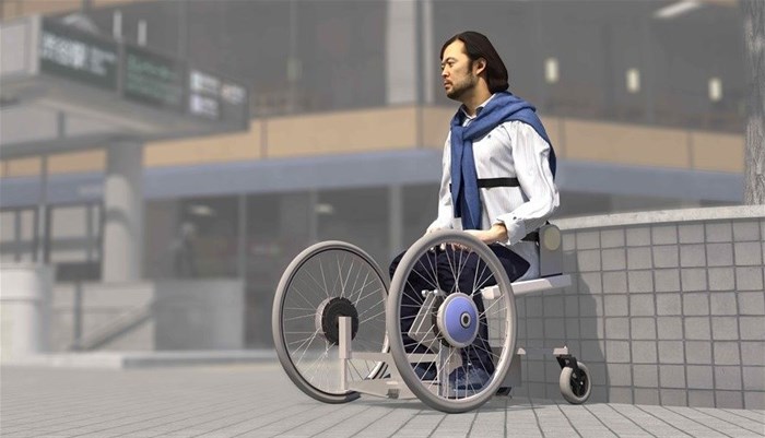 The Qolo (Quality of Life with Locomotion): is a mobile exoskeleton on wheels, allowing users to sit or stand with ease