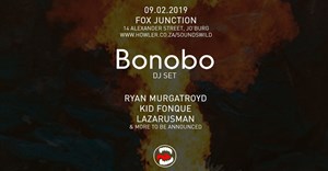 Ryan Murgatroyd, Kid Fonque, TheLazarusman to join DJ Bonobo at Sounds Wild