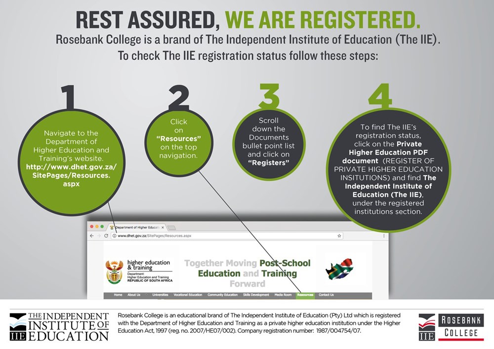 Is your tertiary institution accredited?