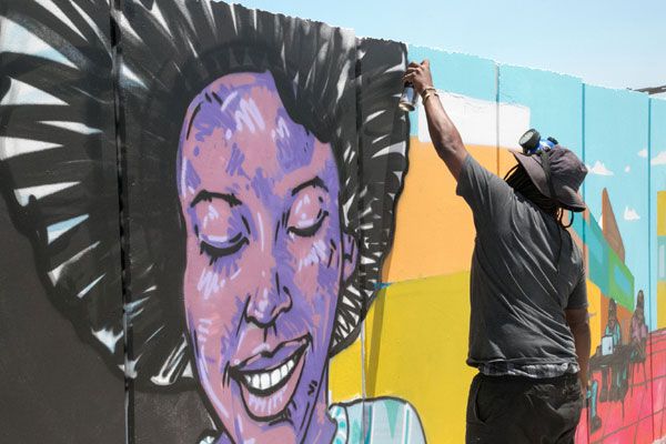 Philippi Village mural helping to build trust and hope in a fractured community