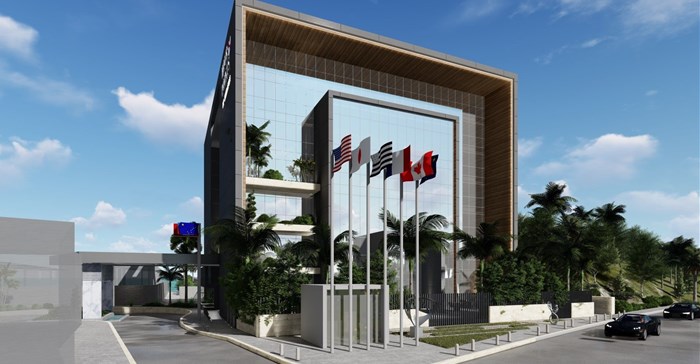 Rendering of the Four Points by Sheraton Monrovia