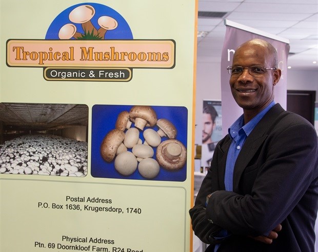Peter Nyathi, owner of Tropical Mushrooms.