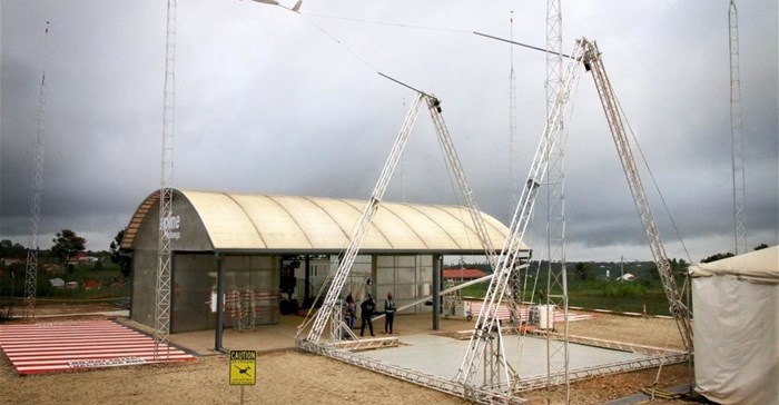 Zipline drone distribution centre, Rwanda.