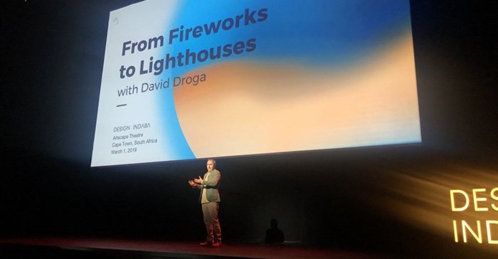 David Droga on stage at Design Indaba. © .