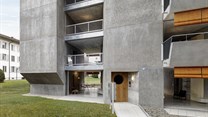 Gus Wüstemann Architects completes concrete affordable housing in Zurich