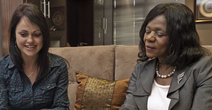 Of this picture, Van Wyk says: &quot;I don’t believe in heroes. I do, however, believe in exceptional people. In 2012 I met adv. Thuli Madonsela, then Public Protector, for the first time.&quot;