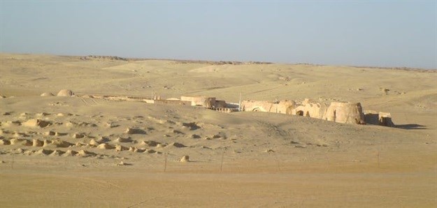 The planet Tatooine from the Star Wars movies was filmed in southern Tunisia. Amin Al-Habaibeh, Author provided