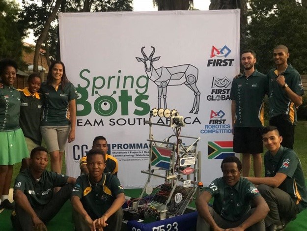 SA Springbots make their mark at FIRST Robotics World Championships