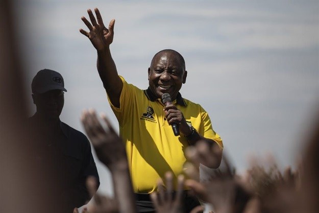 Local communities have taken advantage of campaign trail visits by leaders such as President Cyril Ramaphosa | Epa/Kim Ludbrook