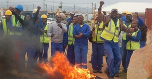Construction workers strike over training fund