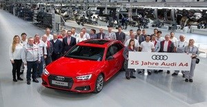 Audi A4 celebrates 25 years in the making