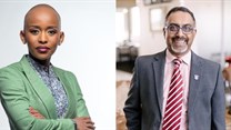 Lynette Ntuli, founding director and CEO of Innate Investment Solutions, and TC Chetty, RICS country manager for SA