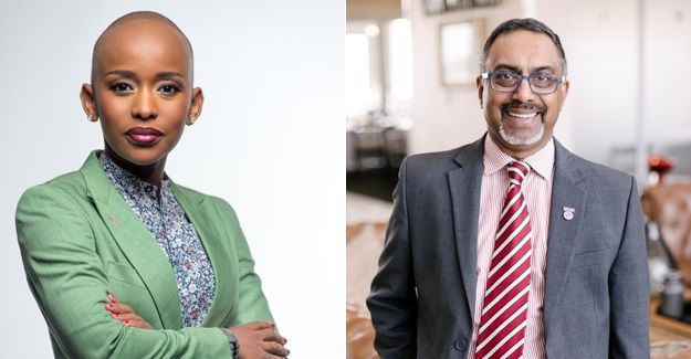 Lynette Ntuli, founding director and CEO of Innate Investment Solutions, and TC Chetty, RICS country manager for SA