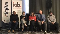 Ashish Williams, CEO of Mediacom and IAB SA Research Council lead, Nicole Gundelfinger, group marketing manager, Cash Converters, Candice Goodman, MD Mobitainment and IAB Education Council, Johan Walters, managing consultant at DQ&A and Mongezi Mtati, Ornico's marketing manager. © .