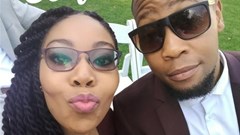 Sithole captions this: “My partner in crime and selfies. It just doesn’t work out when I’m on my own.”