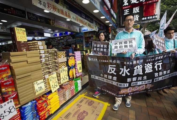 In Hong Kong, locals have protested about the unregulated numbers of tourists from the Chinese mainland. Alex Hofford/EPA/AAP