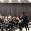 The legendary actor John Kani inspires students at AFDA Cape Town