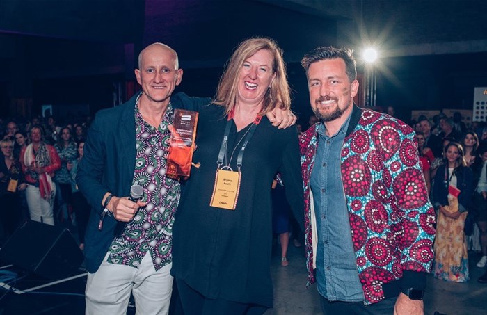 From right to left: This Is Beyond CEO Serge Dive, Africa Albida Tourism group sales and brand manager Bryony Acutt and We Are Africa managing director Ryan Wallace.