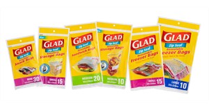 Glad Zip Seal Resealable Bag voted Product of the Year 2019 (Food Packaging)