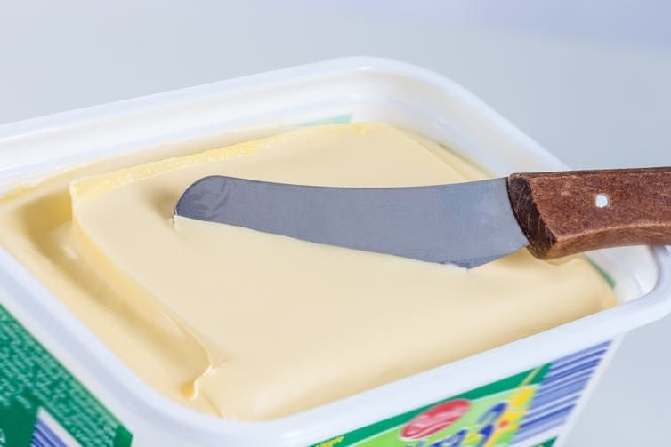 We’ve long had an alternative to butter – margarine. But a lot of consumers prefer butter. Shutterstock