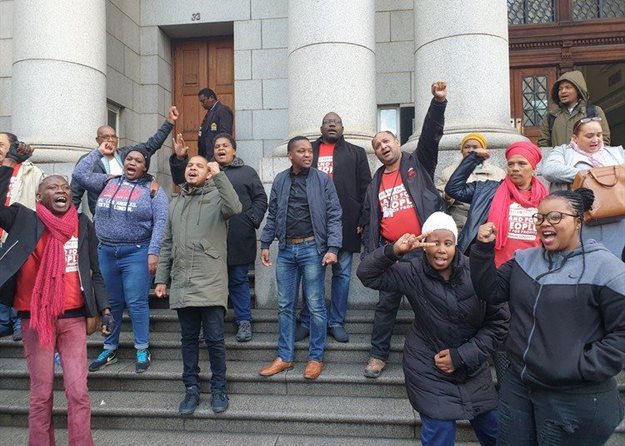 Activists hail the judgment against Growthpoint Properties in the Western Cape High Court as a victory. Photo: Mary-Anne Gontsana