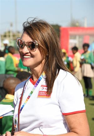 Total South Africa’s Corporate Communications and Marketing Manager, Reina Cullinan