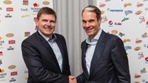 Tertius Carstens, CEO of Pioneer Foods, and Eugene Willemsen, CEO, PepsiCo sub-Saharan Africa.