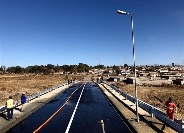 New Jakalasi Bridge in Olievenhoutbosch, Gauteng