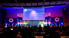 Rashid Toefy, deputy director - general: economic operations in the Western Cape government presenting his keynote at the CEM Africa Summit 2019.