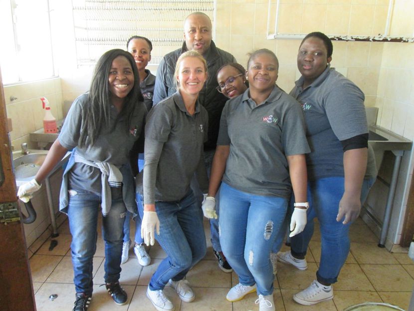 Hoteliers roll up sleeves for children on Mandela Day