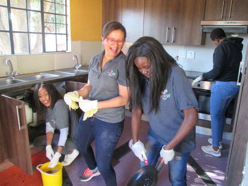 The teams from more than a dozen CLHG hotels, head office and their suppliers got stuck into the refurbishment of New Jerusalem Children’s Home in Midrand, Johannesburg on Mandela Day.