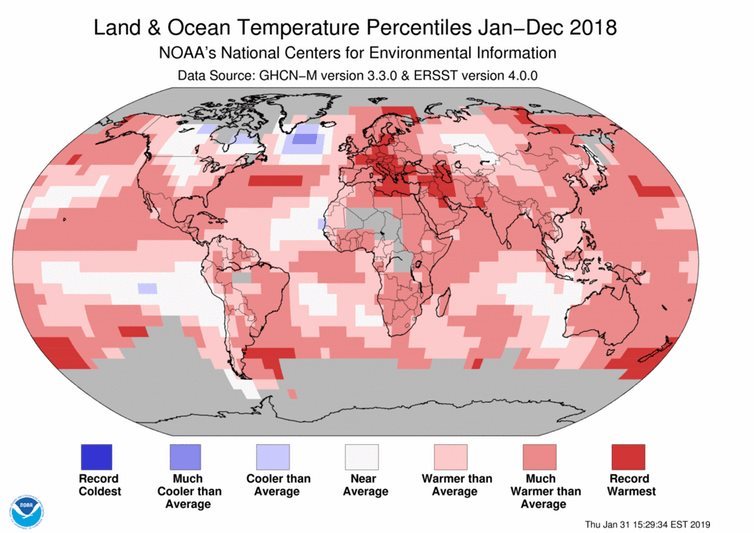 Warming is affecting virtually all regions of the ocean.