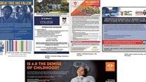 Shortlist finalists in the Recruitment Print Advert - Education category