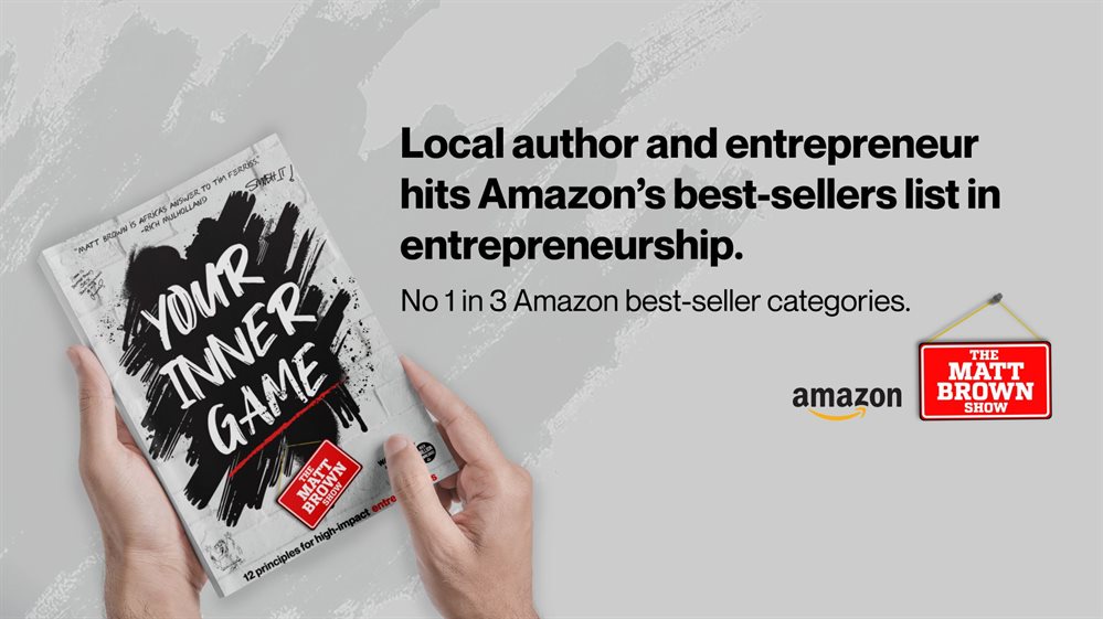 Local author Matt Brown, hits #1 on Amazon's best-sellers list