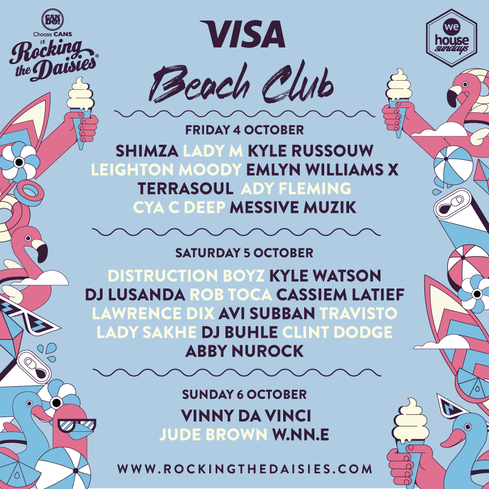 Vinny Da Vinci, Distruction Boyz to perform at Rocking the Daisies' new Beach Club stage