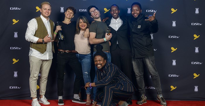 The M&C Saatchi Abel team at the Loeries. Image credit: Julian Carelsen/2019 Loerie Awards.