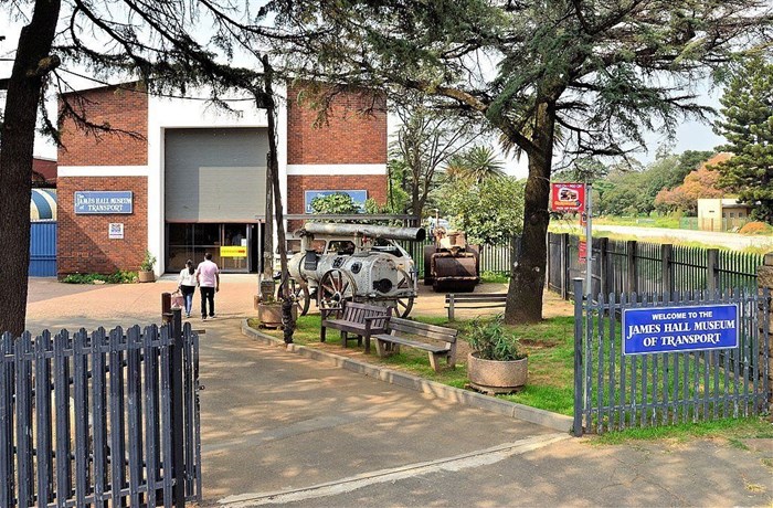 Ossewa via  - Entrance to the James Hall Transport Museum, Johannesburg, South Africa
