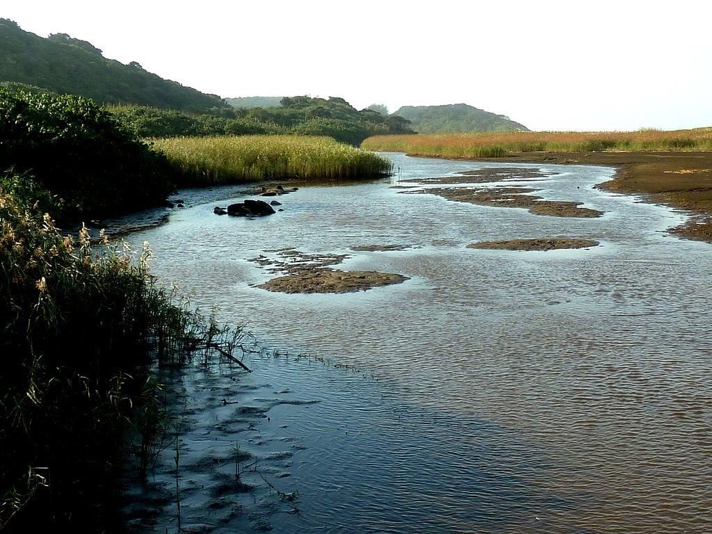 JMK via  - Ohlanga lagoon in the Umhlanga Lagoon Nature Reserve near Umhlanga, KwaZulu-Natal