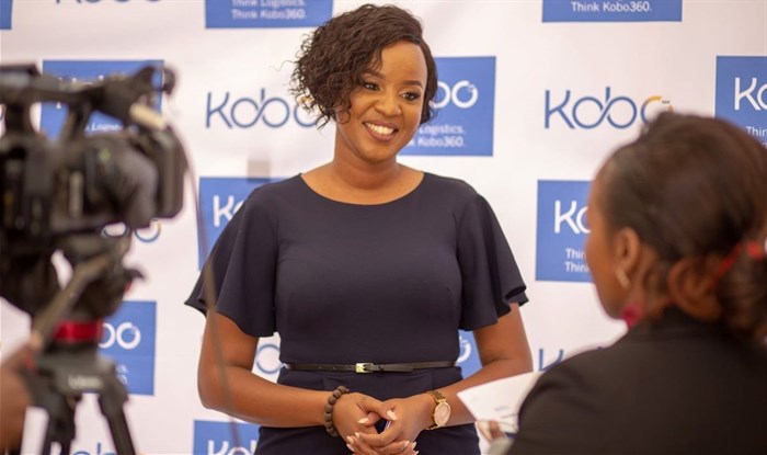 Kagure Wamunyu, Kobo360 CEO Africa region speaking to press at the Kenya launch