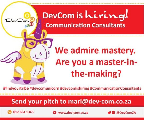 DevCom is hiring! (Communication consultants)