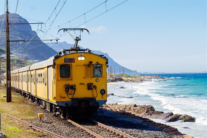 A train arrives in Simon's Town. Image supplied.