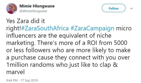 Zara's #DearSouthAfrica micro-influencer campaign floods social media