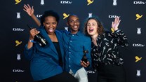 This year's Facebook Student Challenge winners. From left to right Vega's Tshego Kwele, Vini Xavier and Cara Brauckman. Image credit: Julian Carelsen/2019 Loerie Awards.